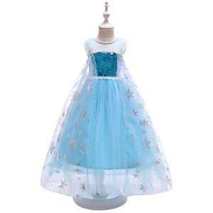 Frozen sparkly ice princess Elsa cute costume dress